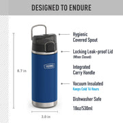 THERMOS Navy / 18 Ounces (Pack of 4) / 1 Sports Water Bottles