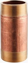 2" x 3" Pipe Nipple, Seamless Red Brass, 140 PSI, Sch. 40