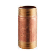 2" x 4" Pipe Nipple by Merit Brass – Lead,Brass, Red,Yellow, Model 2132-400