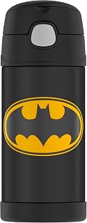 THERMOS FUNTAINER Water Bottle with Straw, 12oz, Batman