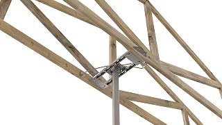 Big Ass Fans Wood Frame Mounting Kit for Large Commercial Ceiling Fans (Essence and e-Series), for Indoor or Outdoor Use, Installation Instructions Included