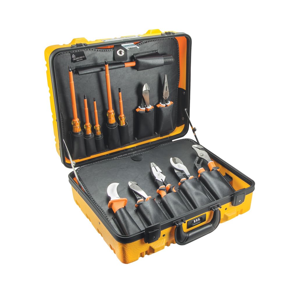 Case for Utility Tool Kit by KLEIN TOOLS – Plastic, Yellow, Model 33535