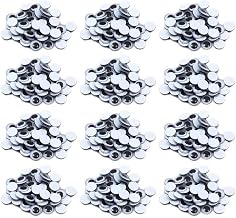 Wiggle Eyes 15 mm, Black, 50 Per Pack, 12 Packs