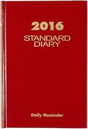 AT-A-GLANCE Standard Diary 2016, Daily Diary, 5 x 7.5 Inches, Red (SD38713)