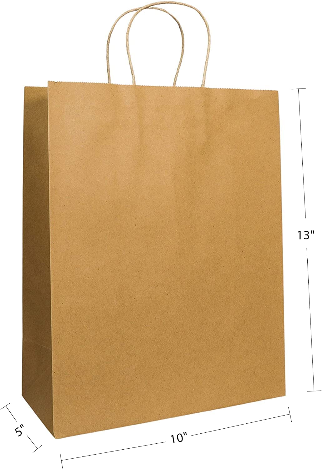 Shopper Grocery Bag 60 lb Kraft Bag by PTP BAGS – Inches, Model NK10513