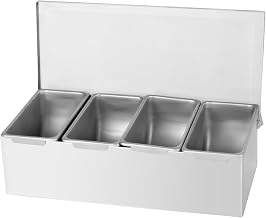 Thunder Group SSCD004 Bar Condiment Dispenser Countertop Design 4-compartment