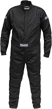 Allstar Performance ALL935012 Driving Suit - 1-Piece - SFI 3.2a/5 - Multi Layer - Fire Retardant Fabric/Nomex - Black - Medium - Each