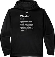 Weston Name Definition Dictionary Performance Hoodie