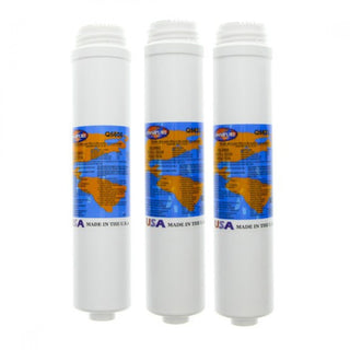 Q5605 and (2) Q5633 Replacement Sediment Carbon Filter Cartridge Set by Omnipure – 3 Count (Pack of 1), Carbon