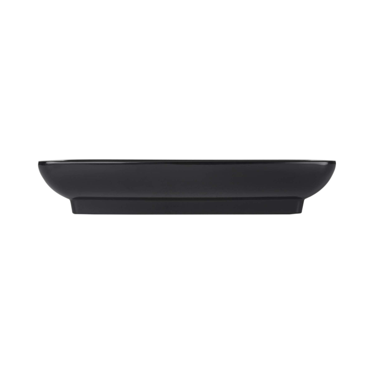 14" x 8" Black Rectangular Heavy-Duty Melamine Plastic Serving Platter by Elite Global Solutions – 14" x 8", 2.5 quarts, Melamine, Black, Model M85145-B
