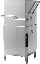 Insinger CX20-208/3 Premier Series Dishwasher, Door Type Commercial Dishwasher with Quad-Arm Wash System, Straight-Thru Design, RackAware Sensor, High Temp, 60 Racks/Hr, Stainless Steel, 208V 3PH