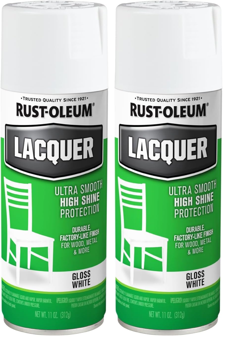 Rust-Oleum White / 11 Ounce (Pack of 2) / Spray Paint Spray Paint