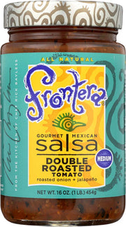 Double Roasted Salsa by frontera – 6 x 16 oz, Pack of 6