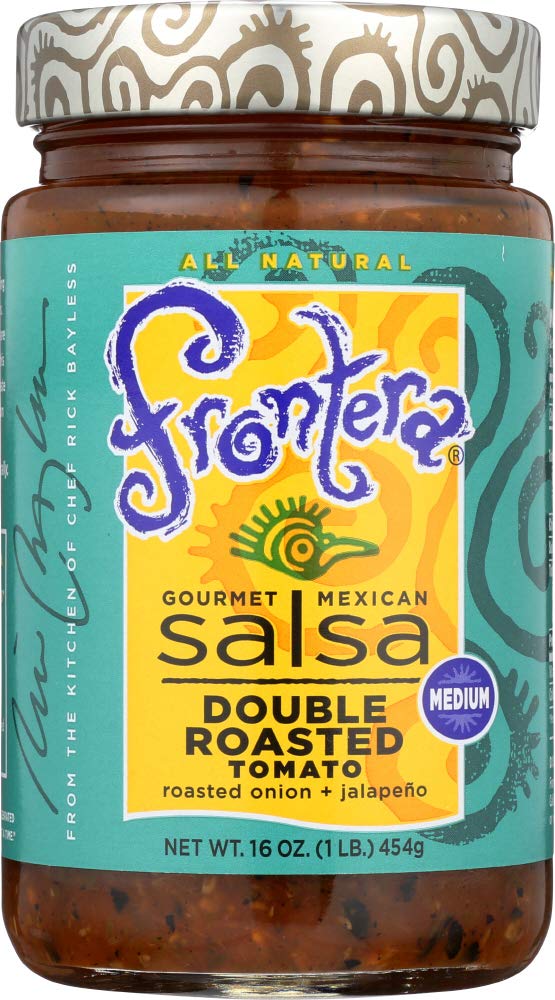 Double Roasted Salsa by frontera – 6 x 16 oz, Pack of 6