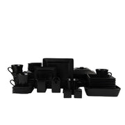 10 Strawberry Street Matte Black / 45 PC / 1 Dinnerware Sets