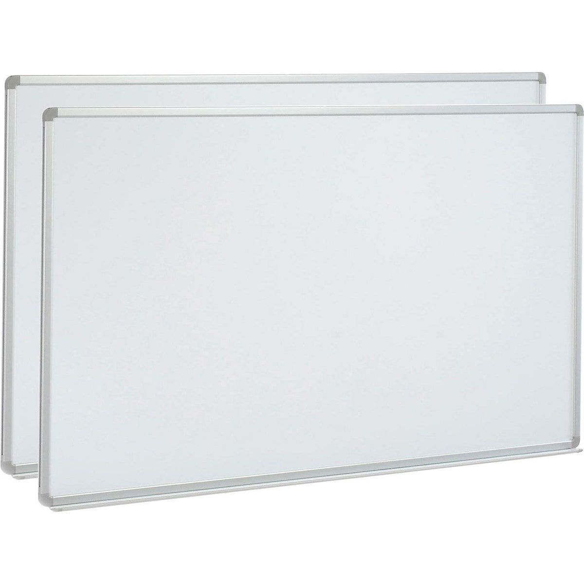 96" W x 48" H Magnetic Whiteboard by Global Industrial – 96"W x 48"H, Alloy Steel, White, Model B880013PK