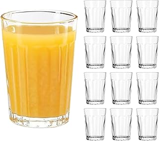 Libbey 70664 "Paneled Tumblers" Tumblers, 207 ml, Set of 12