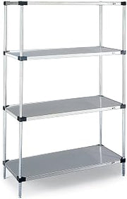METRO 74-5/8"H Stationary Post Open-Wire Shelving