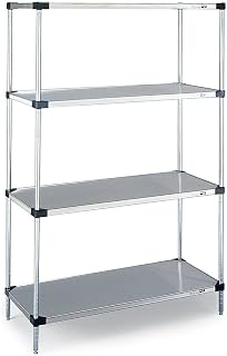METRO 74-5/8"H Stationary Post Open-Wire Shelving