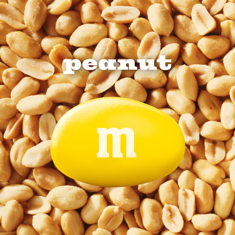 Peanut Chocolate Candy 5.3-Ounce Bag (Pack of 12) by M&M's – 5.3 Ounce (Pack of 12), Pack of 12, Model 548036