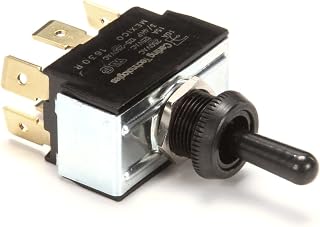Lang 2E-30303-03 Toggle Switch, On/Off/On, Black Bat