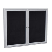 Ghent 36" x 60" / Black / Modern Bulletin Boards