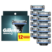 Gillette 12 Count (Pack of 1) / Blue / 12 Refills Cartridges