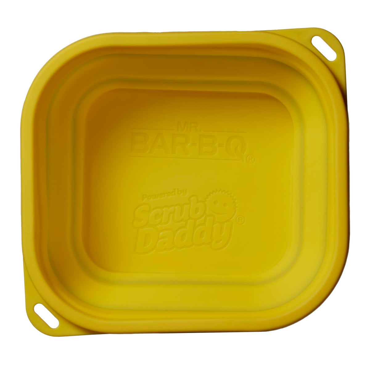 Collapsible Scrub Tub Powered by Scrub Daddy by Mr. Bar-B-Q – Stainless Steel, Black, Model 60404SDZ