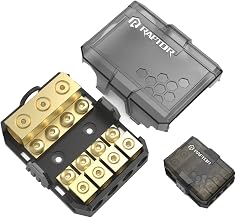 RAPTOR by METRA Electronics PRO Series MANL Fused 4-Position Distribution Block - RMANL4