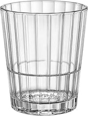 Bormioli Rocco Oxford Bar 10.5 oz. Stackable Rocks Drinking Glasses, Clear, Set of 6