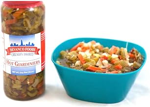 Devanco Hot Giardiniera, 1 Gallon Per Jug - 4 Per Case