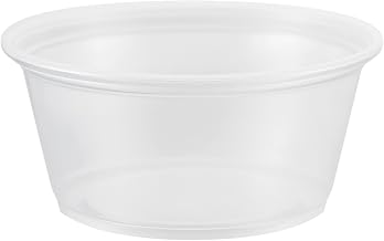 DART 325PC Conex Complements Portion/Medicine Cups, 3.25 oz, Clear (Case of 2500), 1.4"" Height, 5"" Width, 5"" Length (Pack of 2500)", Transparent