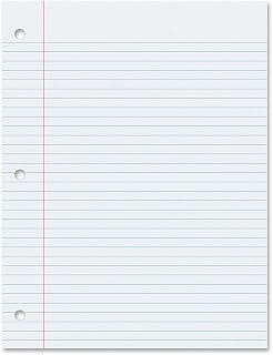 Pacon College Ruled Filler Paper, White