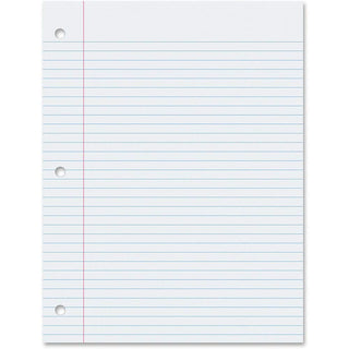 College Ruled Filler Paper by Pacon – White, Pack of 100, Model MMK09221