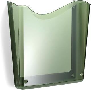Officemate Unbreakable Wall File, Letter/A4, Vertical, Smoke(21671) (Pack of 12)