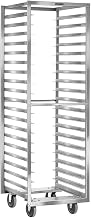 172 Food Service Narrow Opening Pan Rack, Stainless Steel, 18 Trays (Fully Assembled)