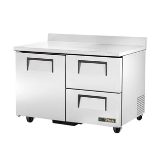 Two Section 48" Work Top Refrigerator by TRUE – 12.0 cubic_feet, Model TWT-48D-2-HC