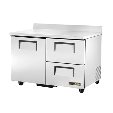 Two Section 48" Work Top Refrigerator by TRUE – 12.0 cubic_feet, Model TWT-48D-2-HC