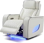 Glory Furniture Lumin G00807A-RC Recliner White