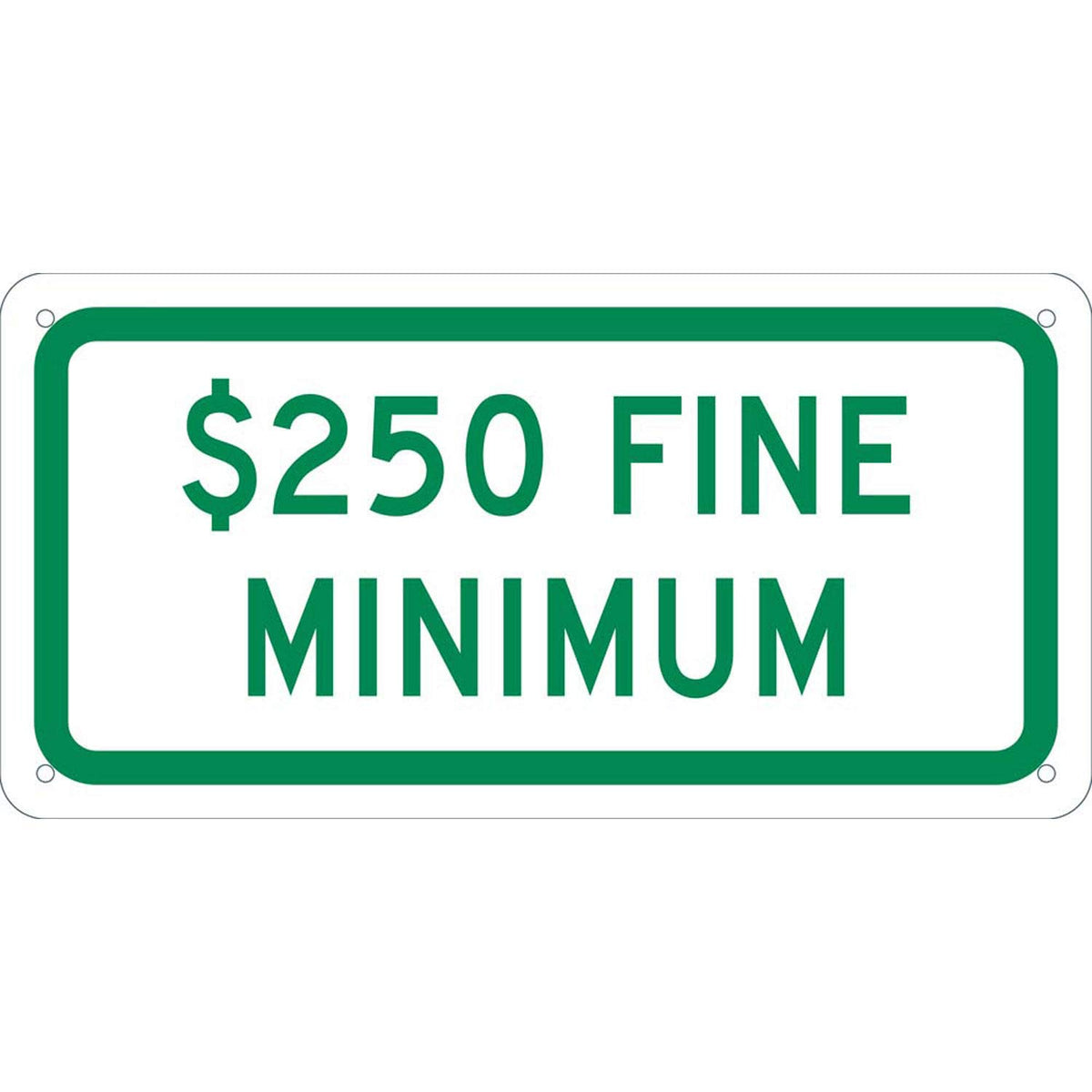 NMC Traffic Sign by National Marker – 6X12, Aluminum, White, Model TMAS16G