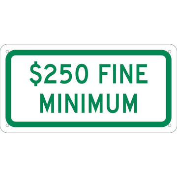 NMC Traffic Sign by National Marker – 6X12, Aluminum, White, Model TMAS16G