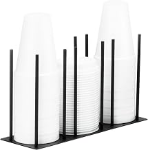Cal-Mil 1516-4-13 Remekin and Lid Organizer, 12" W x 4.25" D x 7" H, Black