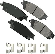 Akebono ACT1707 Ultra Premium Brake Pad Set, 1 Pack, grey