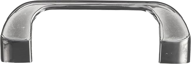 Component Hardware 5" OC Chrome Plated Die Cast Offset Pull Handle | Replacement Handle for Commercial Refrigeration and Washer Units
