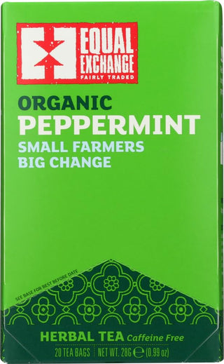 Herbal Peppermint Tea (6x20 Bag) by Equal Exchange – Model EQU50013