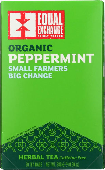 Herbal Peppermint Tea (6x20 Bag) by Equal Exchange – Model EQU50013