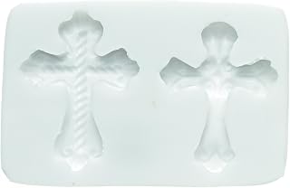 Silikomart Silicone Mould for Sugar Paste CROSS, Cake Decorating Mould, Prince, Size 40 x 140 x 150 mm,
