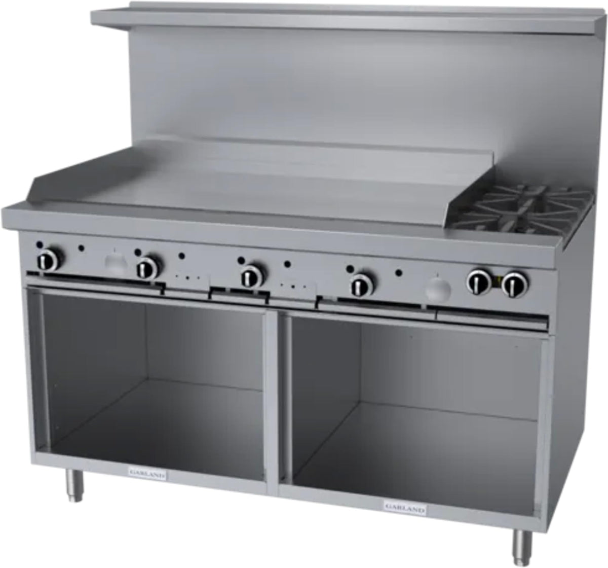 G Starfire Pro Series Gas Restaurant Range 60"W with (2) by Garland – Model G60-2G48SS