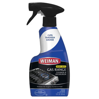 Gas Range Cleaner and Degreaser by Weiman – (Pack of 1), Plastic, 12 Oz Single