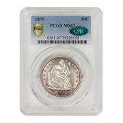 1879 American Silver Seated Liberty Half Dollar MS-67 $0.50 MS67 PCGS/CAC by MINT STATE GOLD – Silver
